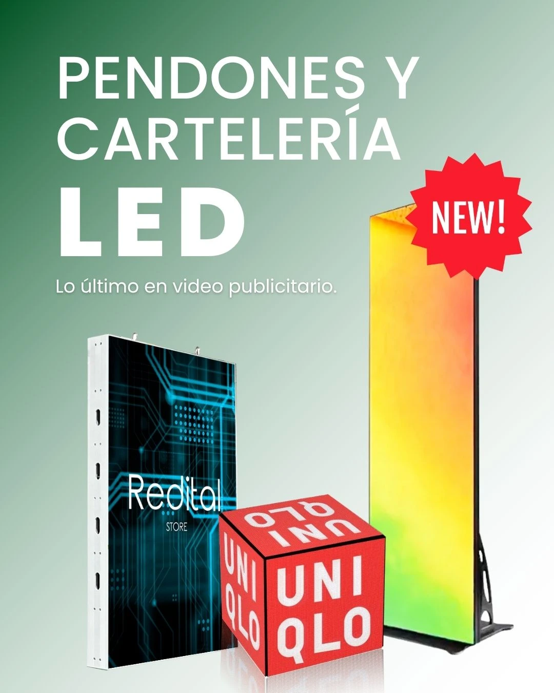 Pendon y cartelería ledwebp
